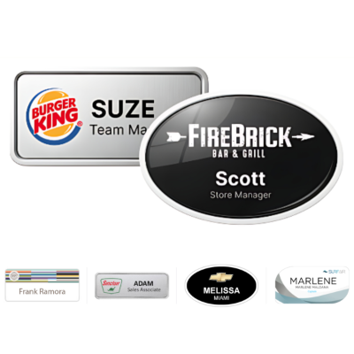 Digitally Printed Name Badge