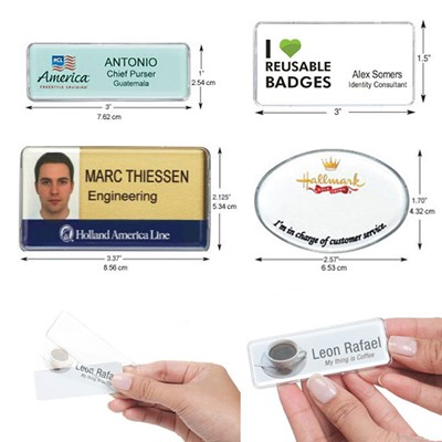 Reusable Name Badge